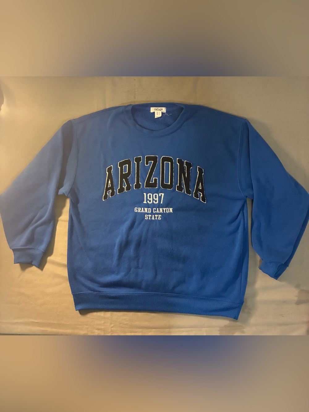 refuge Kids Blue 'Arizona 1997' Crewneck Sweatshirt